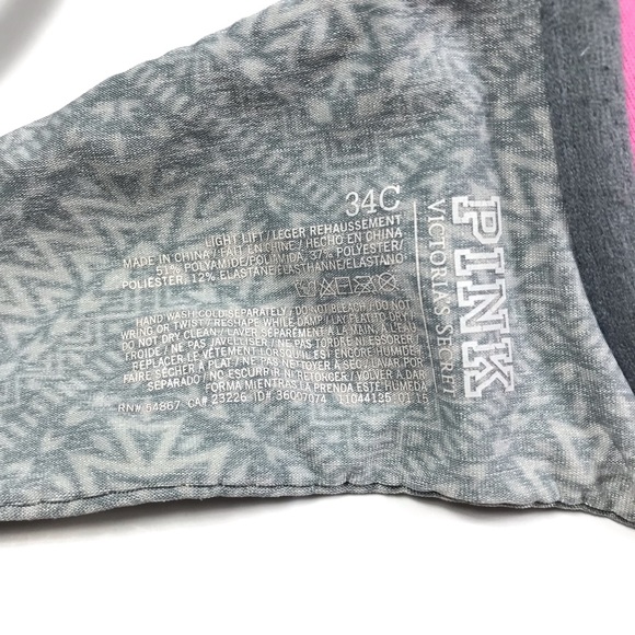 PINK Victoria’s Secret Light Lift Patterned Bra - Picture 5 of 8